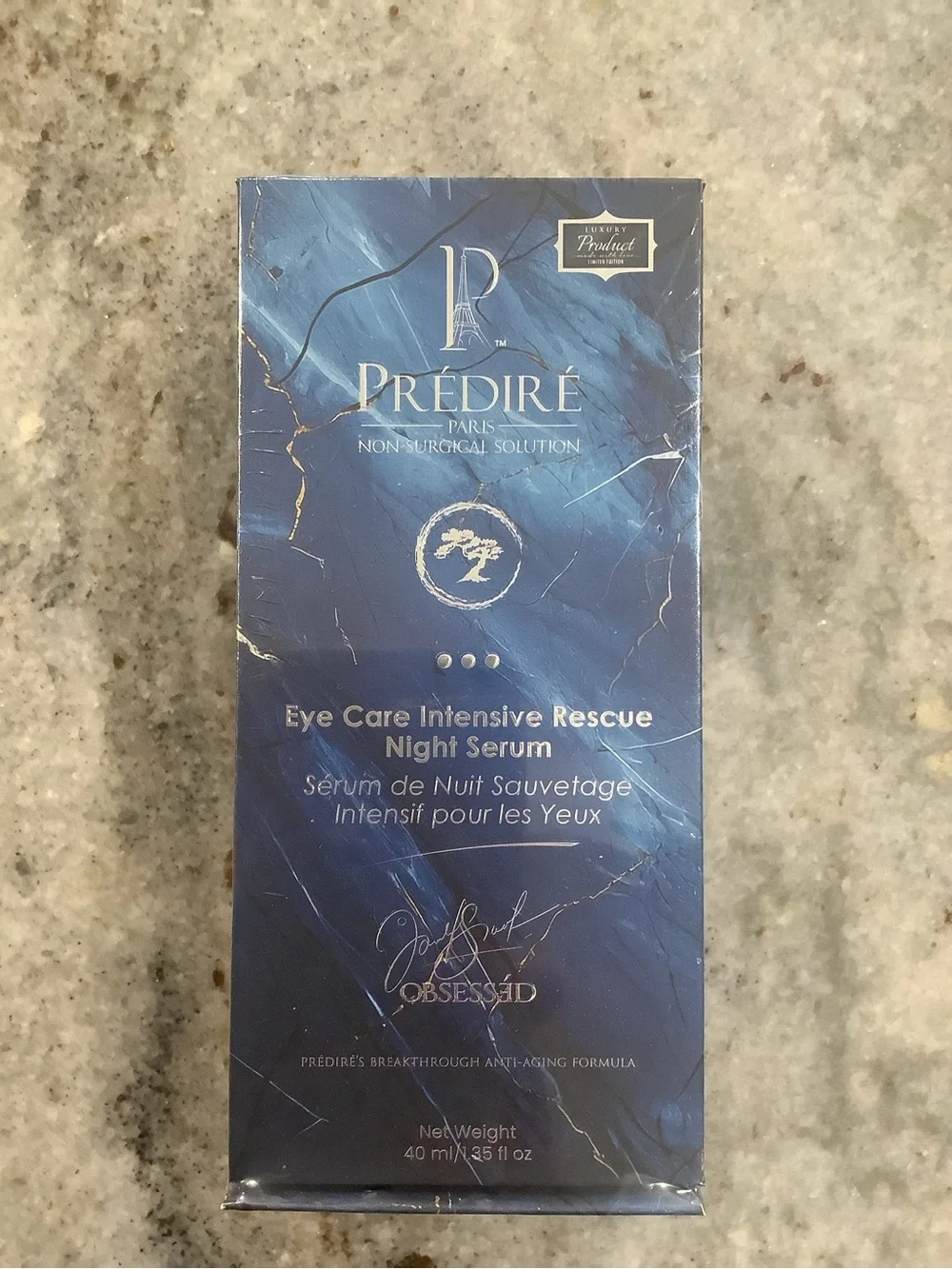 Eye Care Intensive Rescue Night Serum - Deep Blue